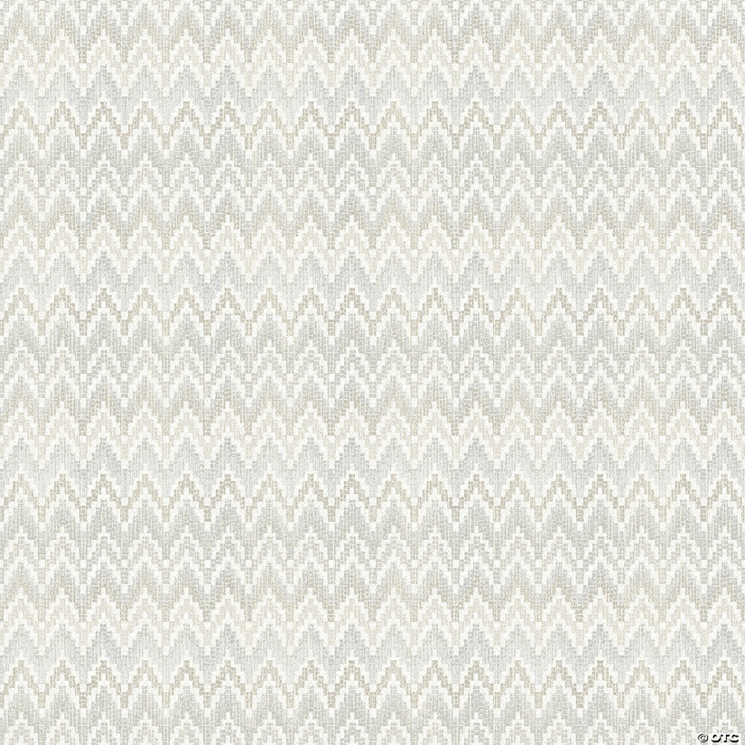 Waverly heartbeat peel & stick wallpaper neutral | Oriental Trading