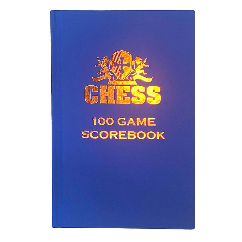 WE Games Hardcover Chess Scorebook & Notation Pad - Soft Touch Image