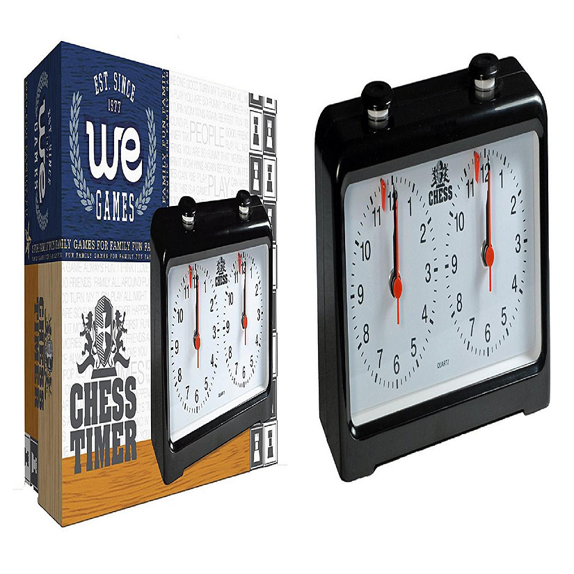 WE Games Royal Crest Quartz Analog Chess Clock/Timer Image