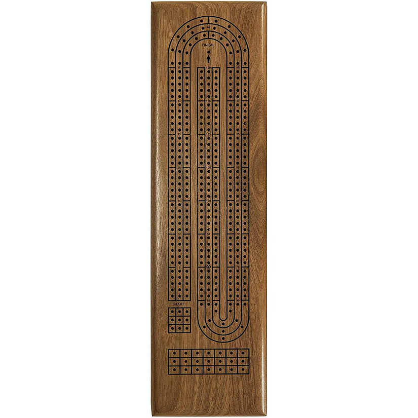 WE Games Solid Walnut Wood Classic Cribbage Set (Made in USA