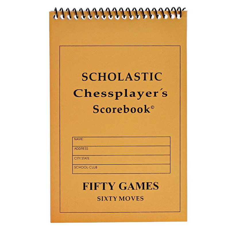 WE Games Ultimate Chess Player's Scorebook Image