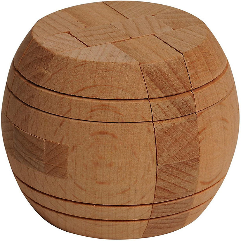 WE Games Wooden Barrel Puzzle Image
