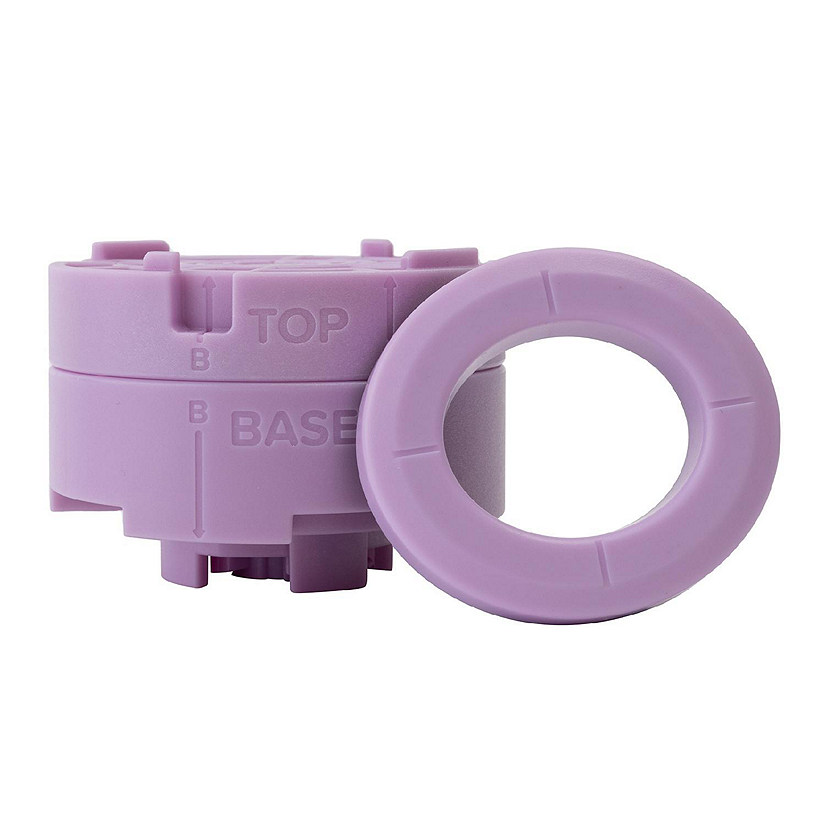 We R Button Press Insert 19/Pkg-Small Oval (45mm) Image