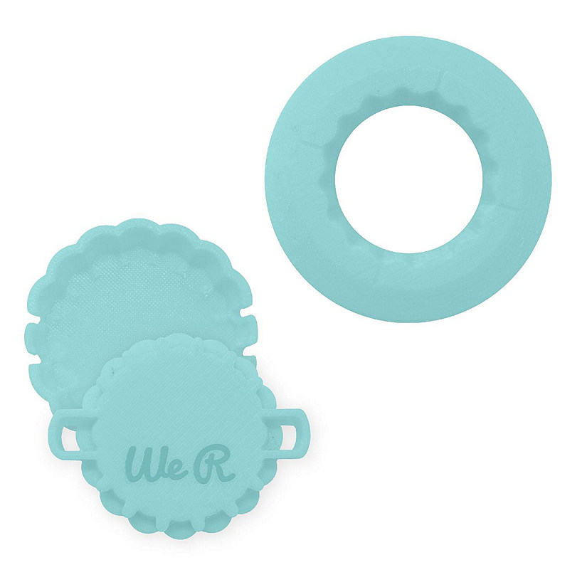 We R Button Press Puffy Sticker And Shaker Shape Kit-13 Pieces Image