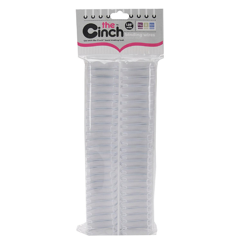 We R Cinch Wires 1.25" 2/Pkg-White Image