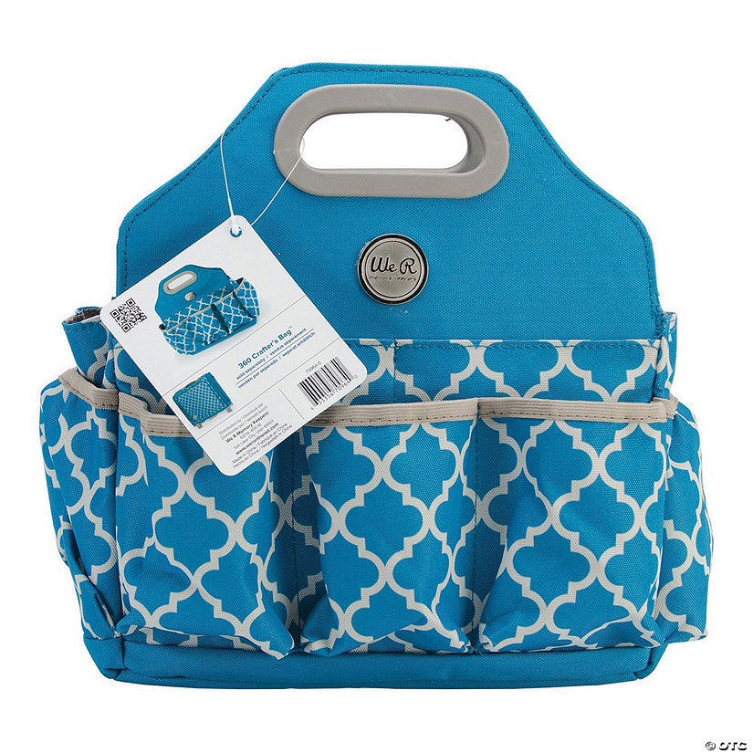 We R Crafter's Tote Bag Aqua