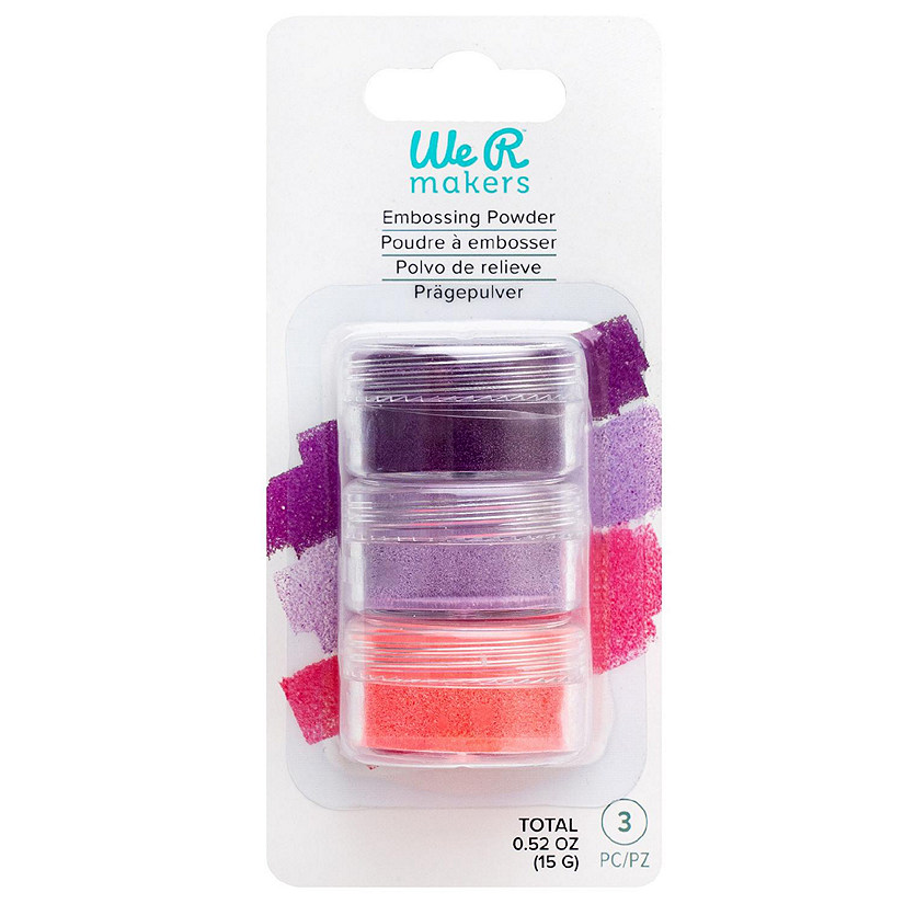 We R Embossing Powder 0.52 oz 3/Pkg-Grape/Lilac/Fuchsia Image