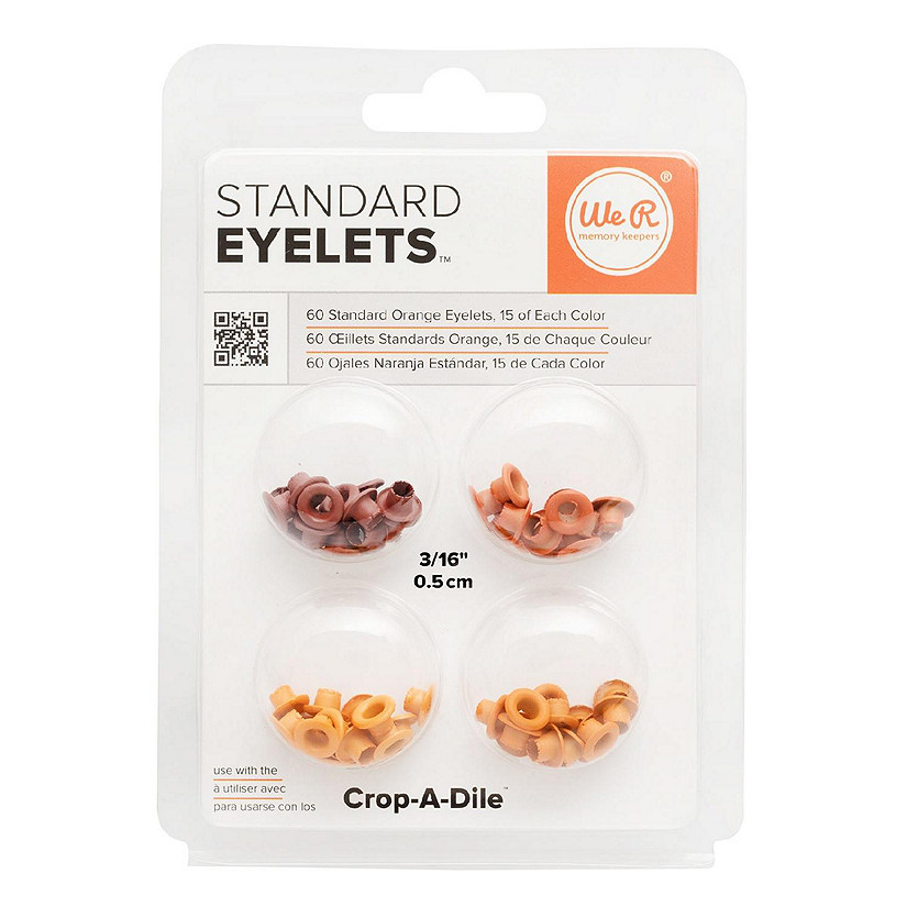 We R Eyelets Standard 60/Pkg-Orange Image