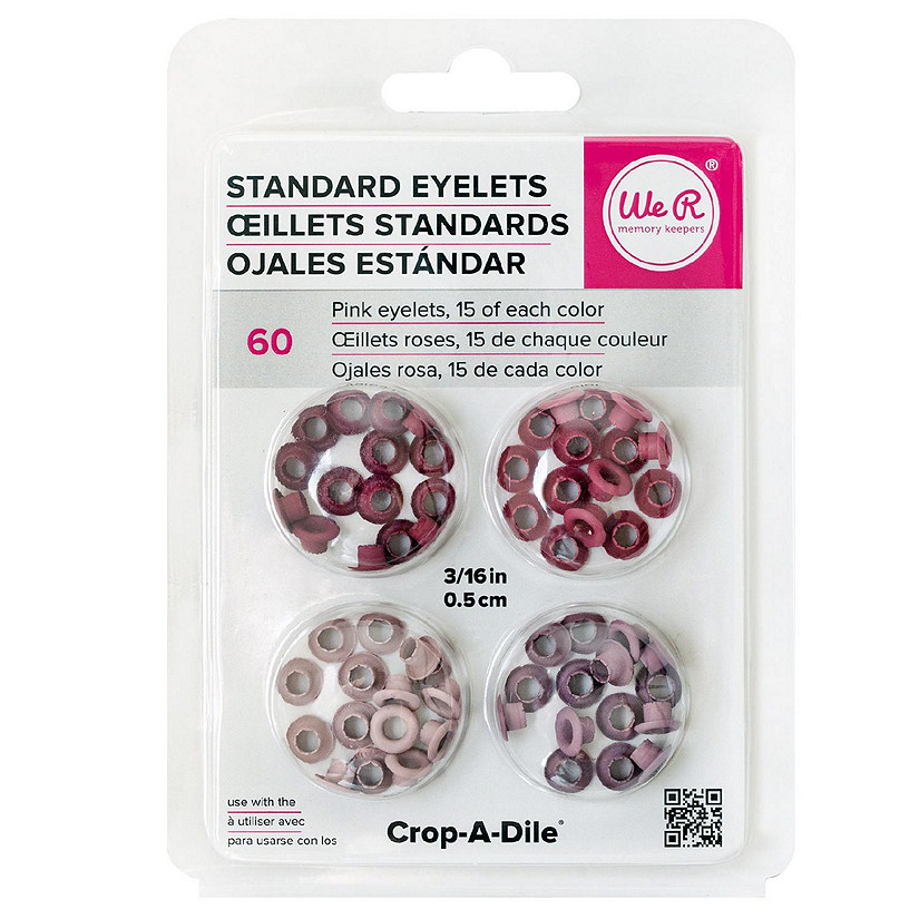 We R Eyelets Standard 60/Pkg-Pink Image