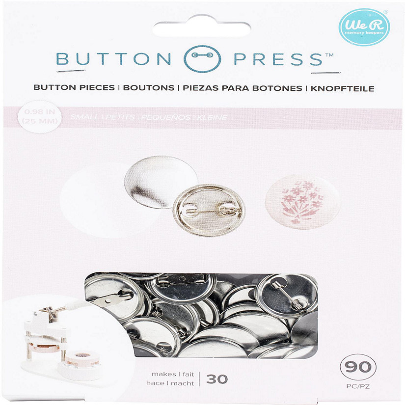 We R Memory Keepers Button Press Refill Pack 30/Pkg-Small (25mm) Image