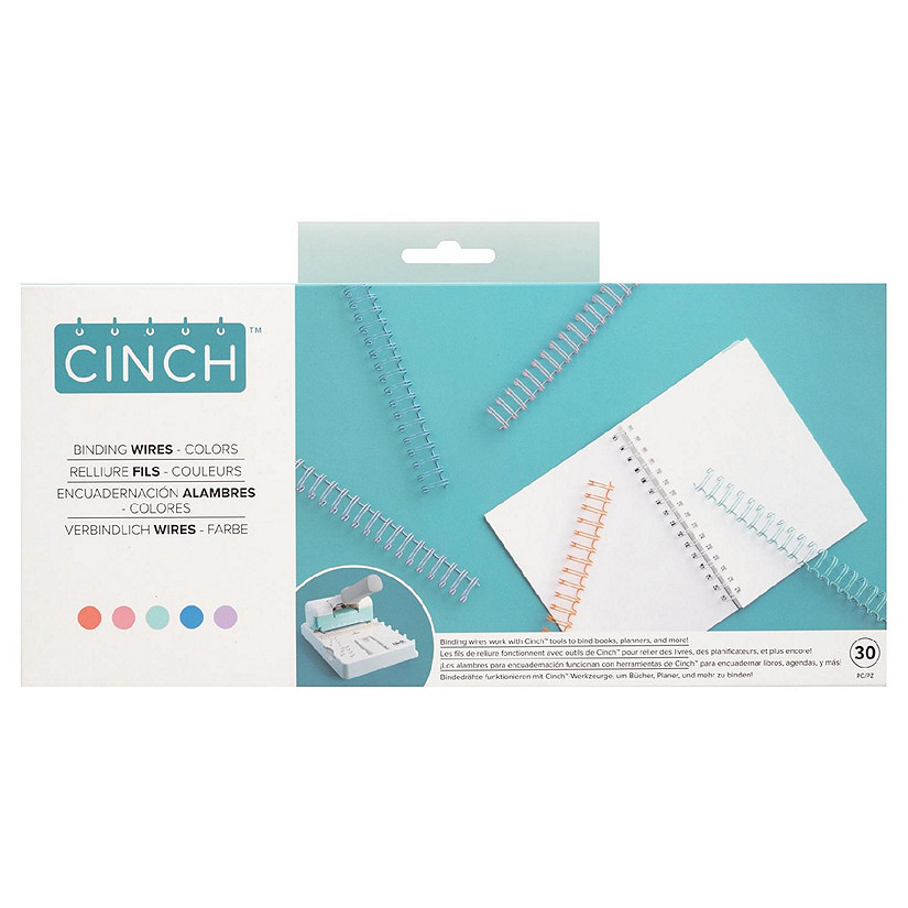We R Memory Keepers Cinch Binding Wires 0.625" 30/Pkg-Color Image
