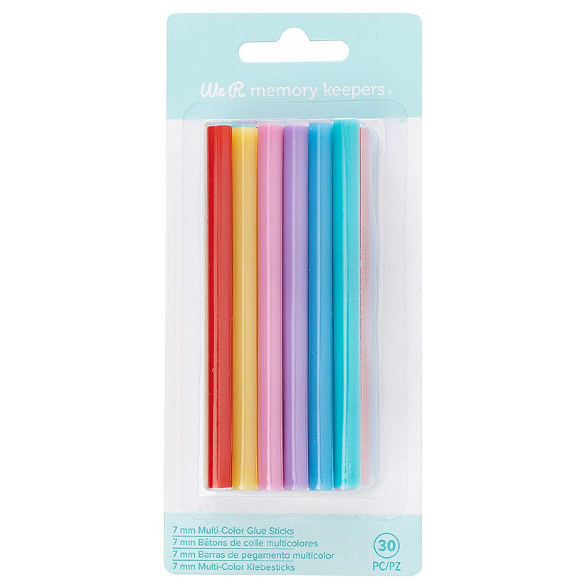 We R Memory Keepers Creative Flow Hot Glue Sticks 30/Pkg-Multicolor Image