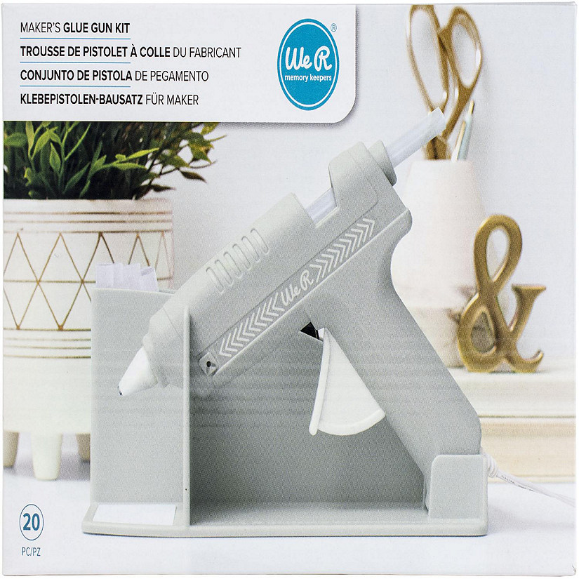 We R Memory Keepers Maker's Glue Gun Kit-Grey Image