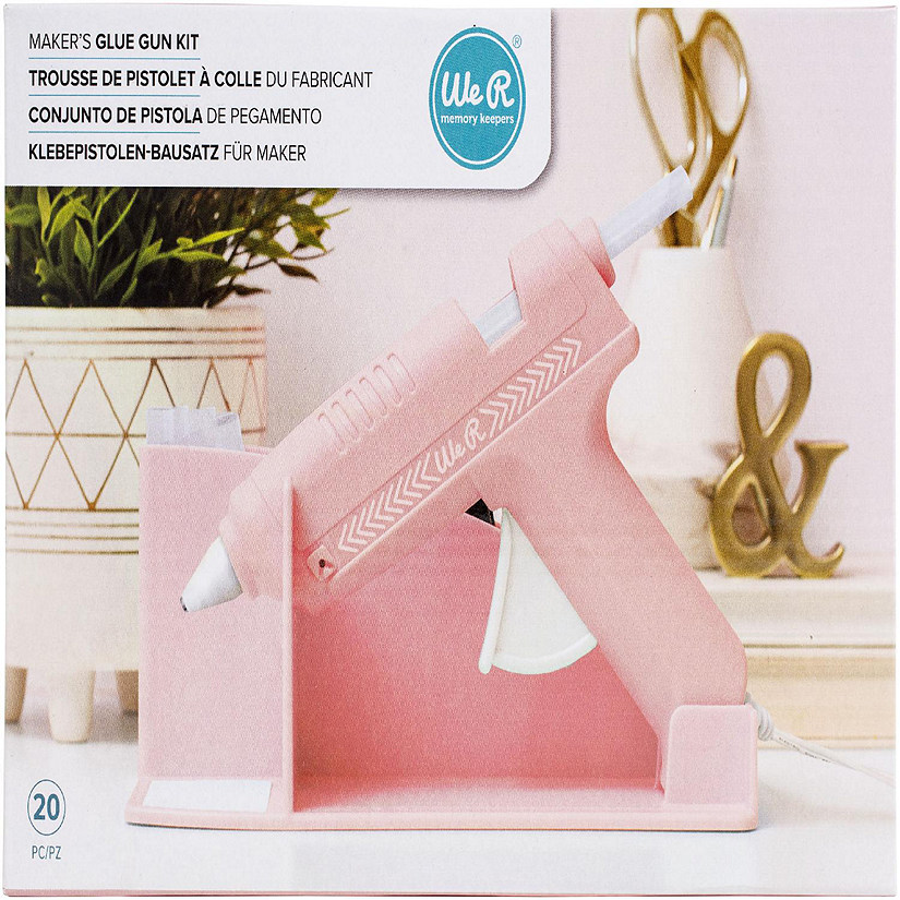 We R Memory Keepers Maker's Glue Gun Kit-Pink Image