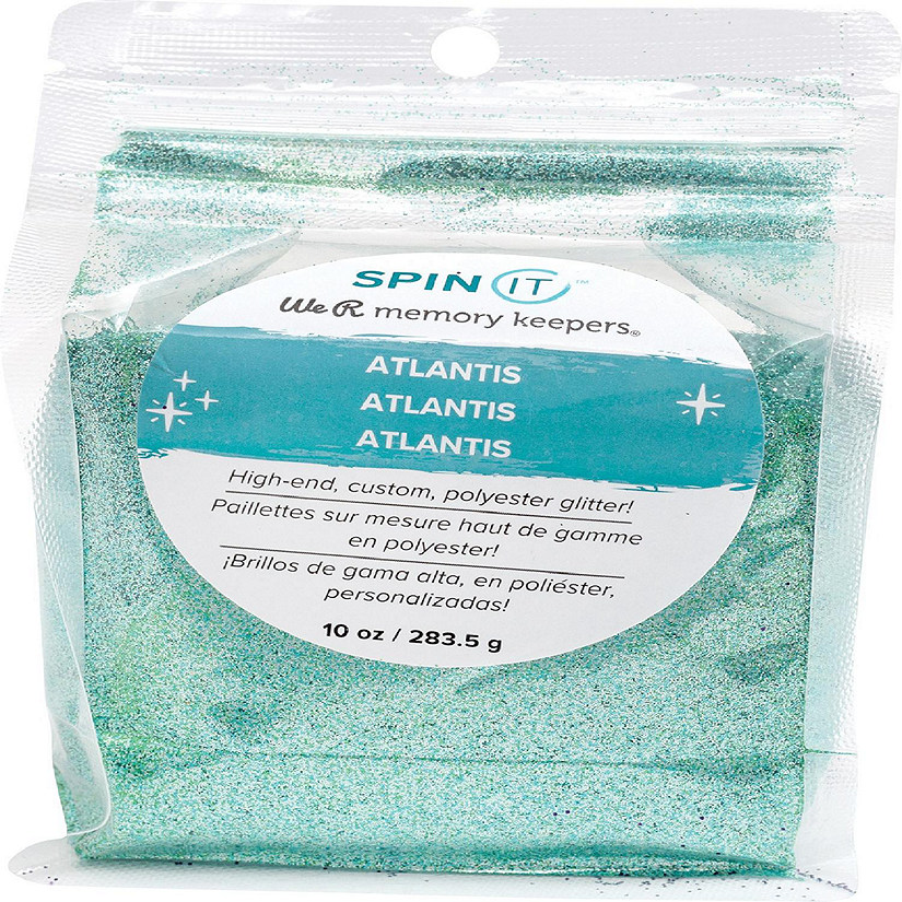 We R Memory Keepers Spin It Fine Glitter 10oz-Atlantis Image