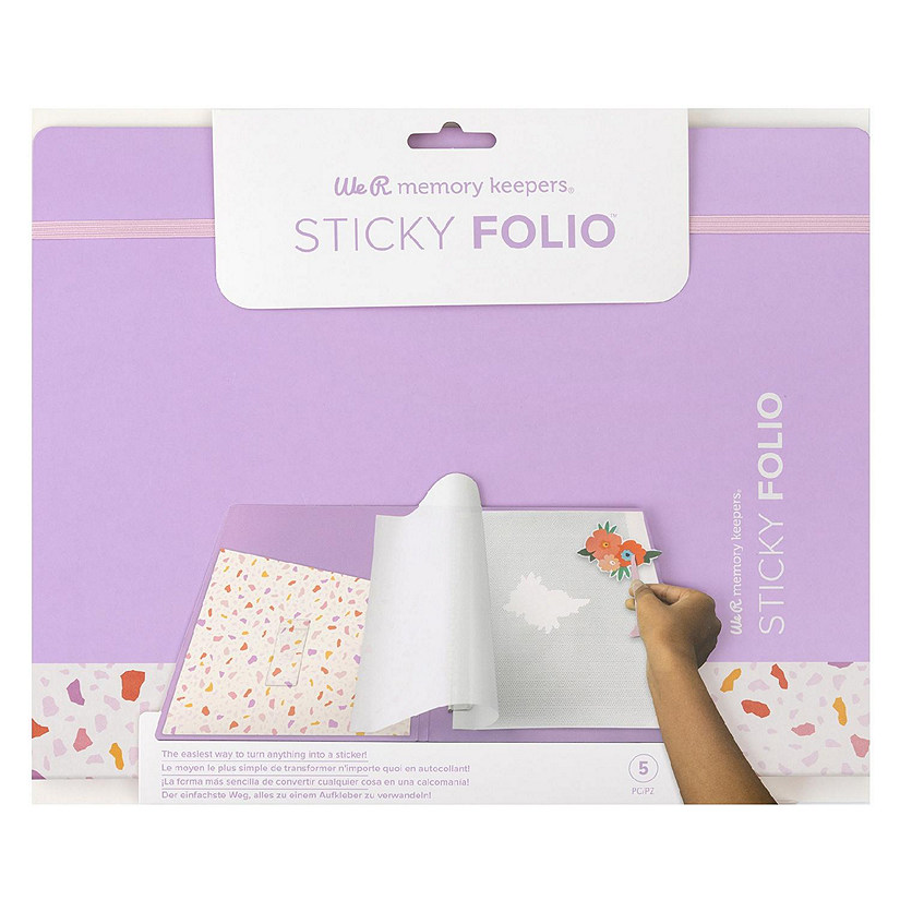 We R Memory Keepers Sticky Folio 8.5"X11"-Lilac Image
