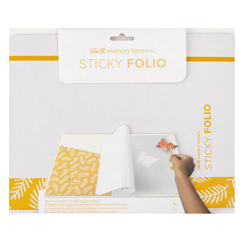 We R Memory Keepers Sticky Folio 8.5"X11"-Yellow Image
