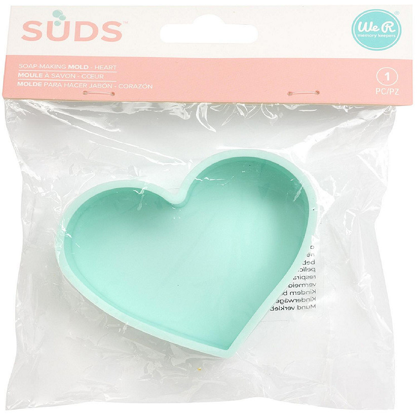 We R Memory Keepers SUDS Silicone Soap Maker Mold-Heart Image