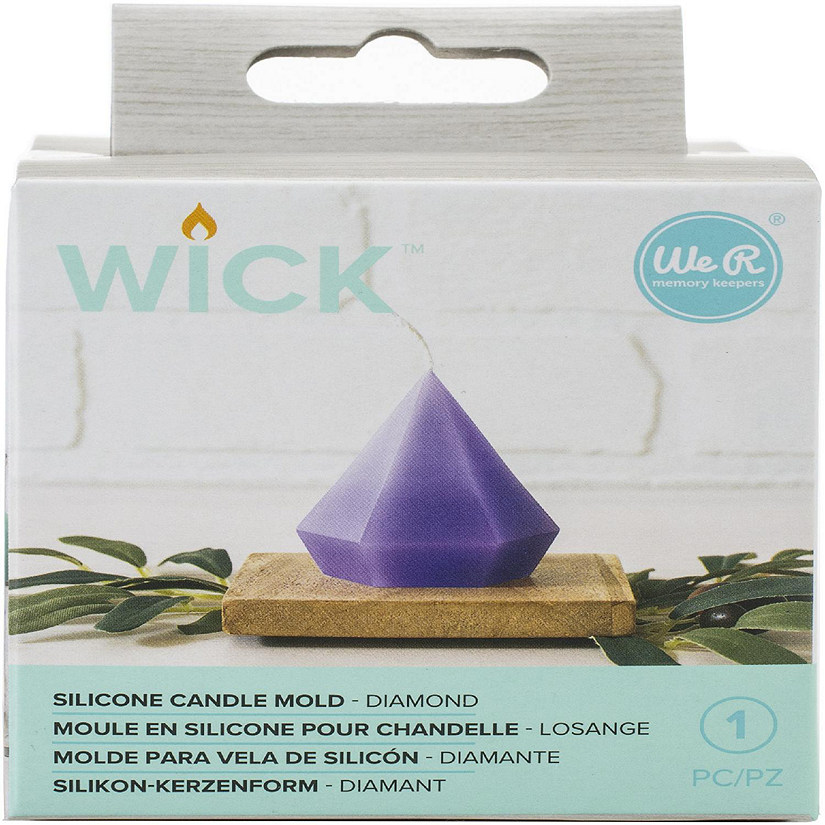 We R Memory Keepers Wick Candle Mold-Diamond Image