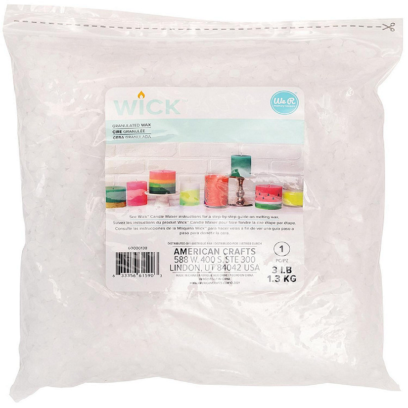 We R Memory Keepers Wick Granulated Wax 3lb Image