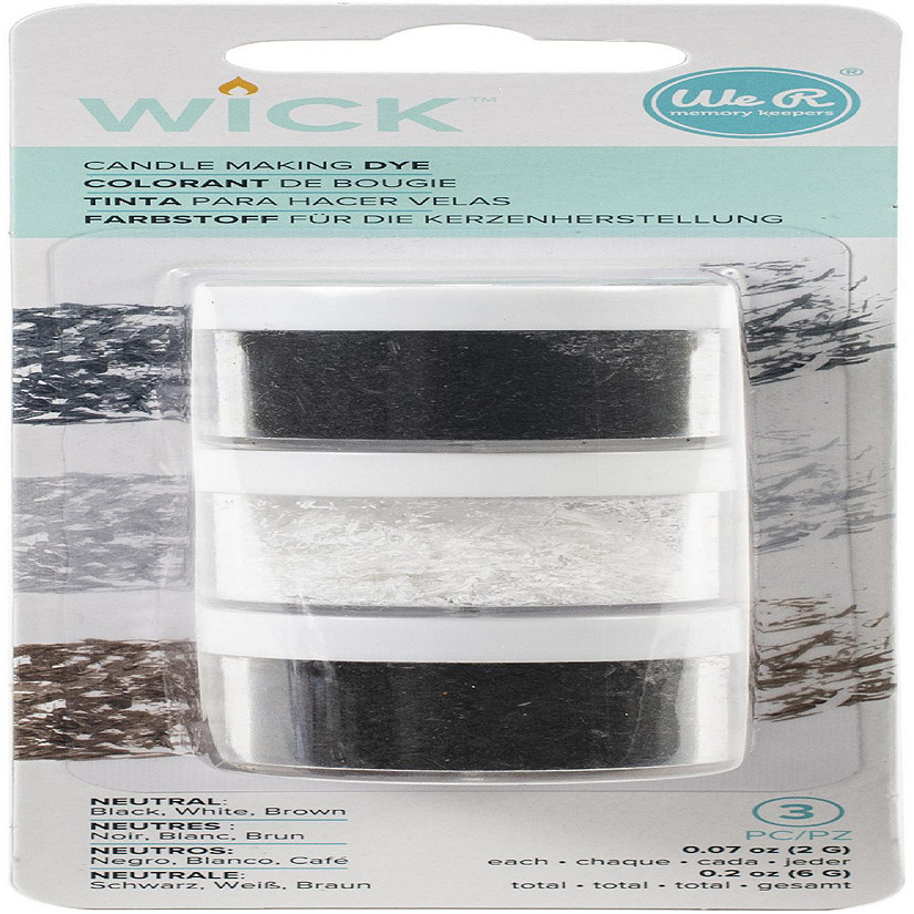 We R Memory Keepers Wick Wax Dye 1oz 3/Pkg-Neutral Image