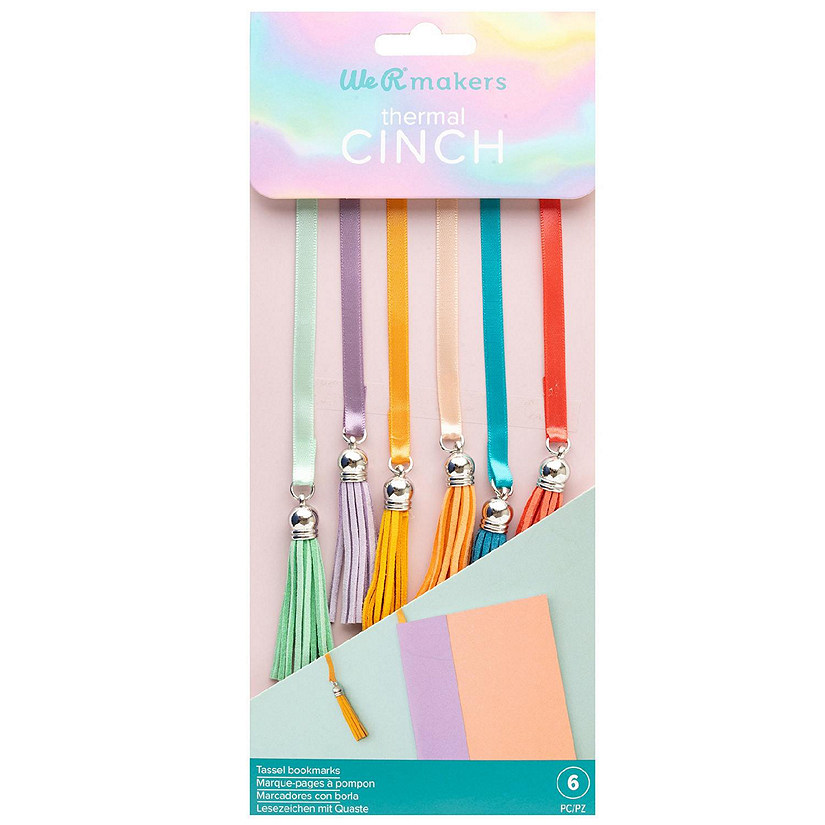 We R Thermal Cinch Bookmarks 6/Pkg-Tassels Image