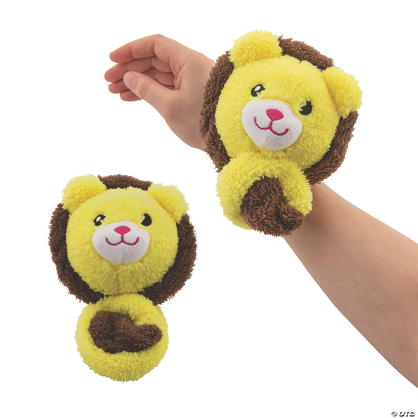 Wearable Pom Pet Stuffed Lions - 6 Pc. Image