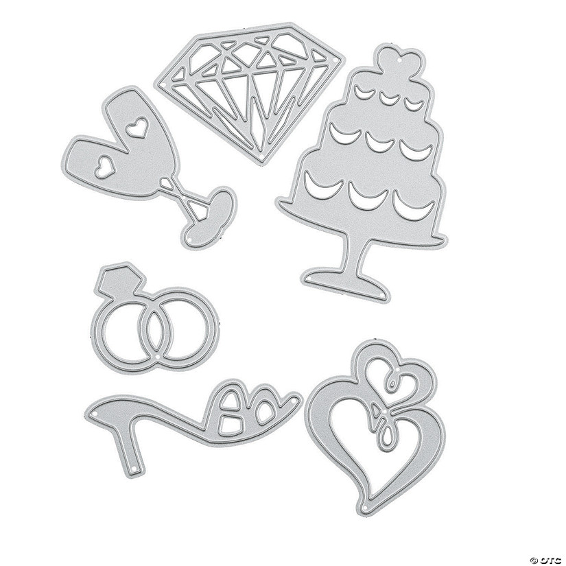 Wedding Cutting Dies - 6 Pc. Image