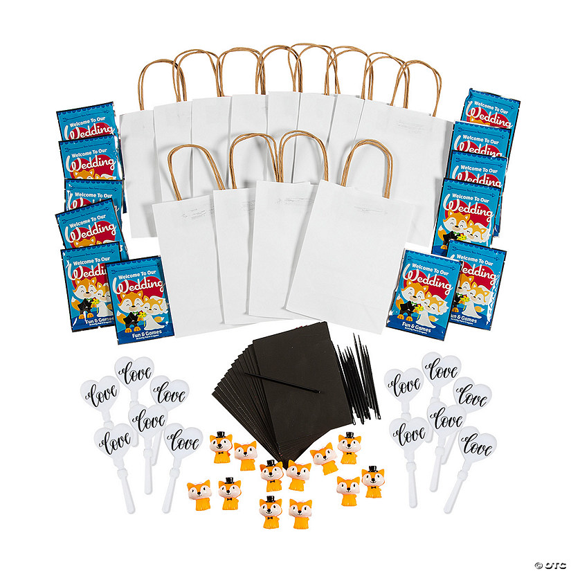 Wedding Kids’ Activity Bags Kit 84 Pc.