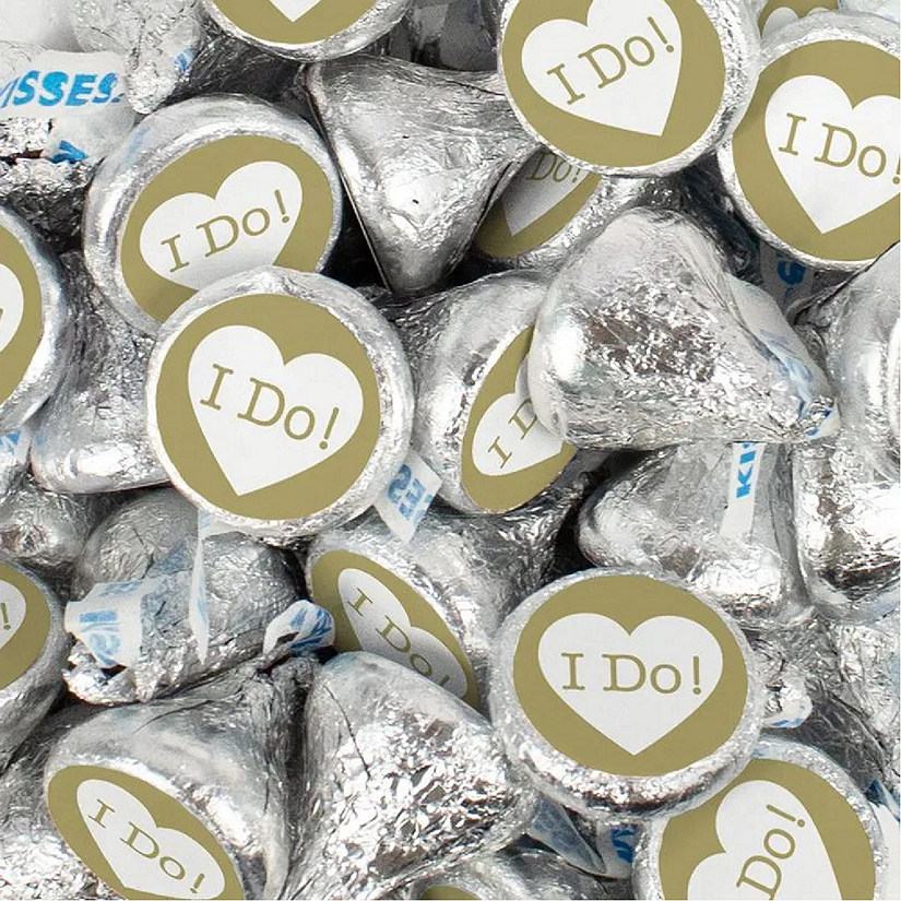 Wedding Kisses with "I Do" Stickers Image