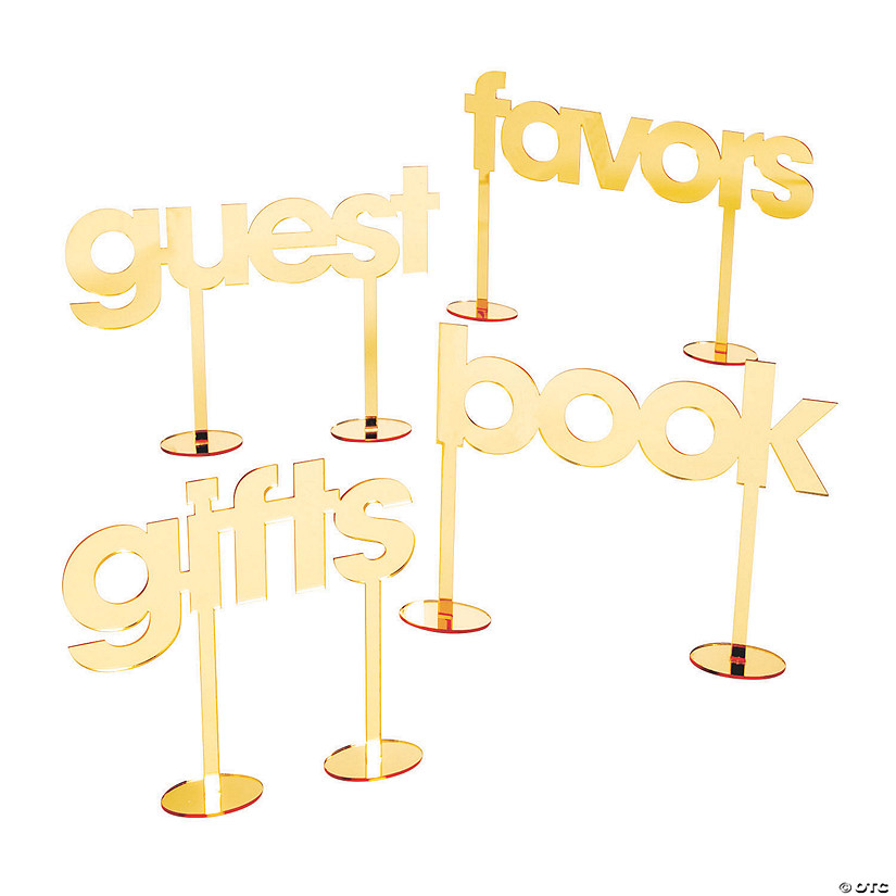 Wedding Sign Set - 4 Pc. Image