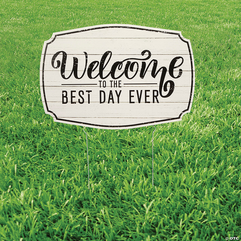 Wedding Yard Sign Oriental Trading