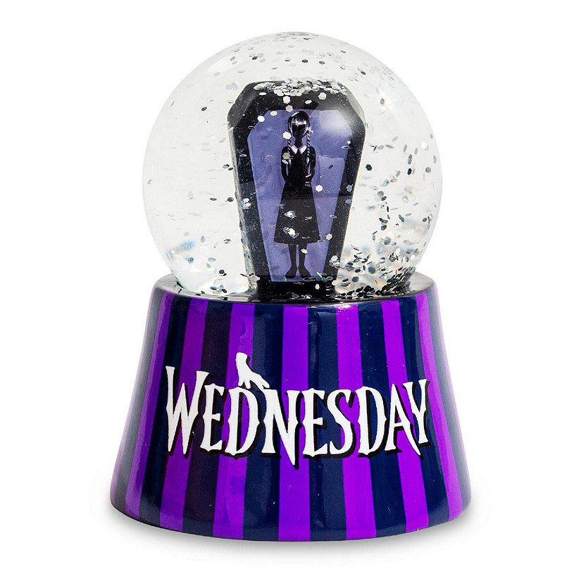 Wednesday Addams Mini Light-Up Snow Globe  3 Inches Tall Image
