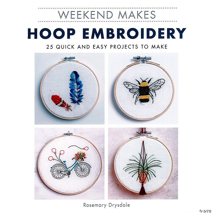 Weekend Makes Hoop Embroidery Book Image