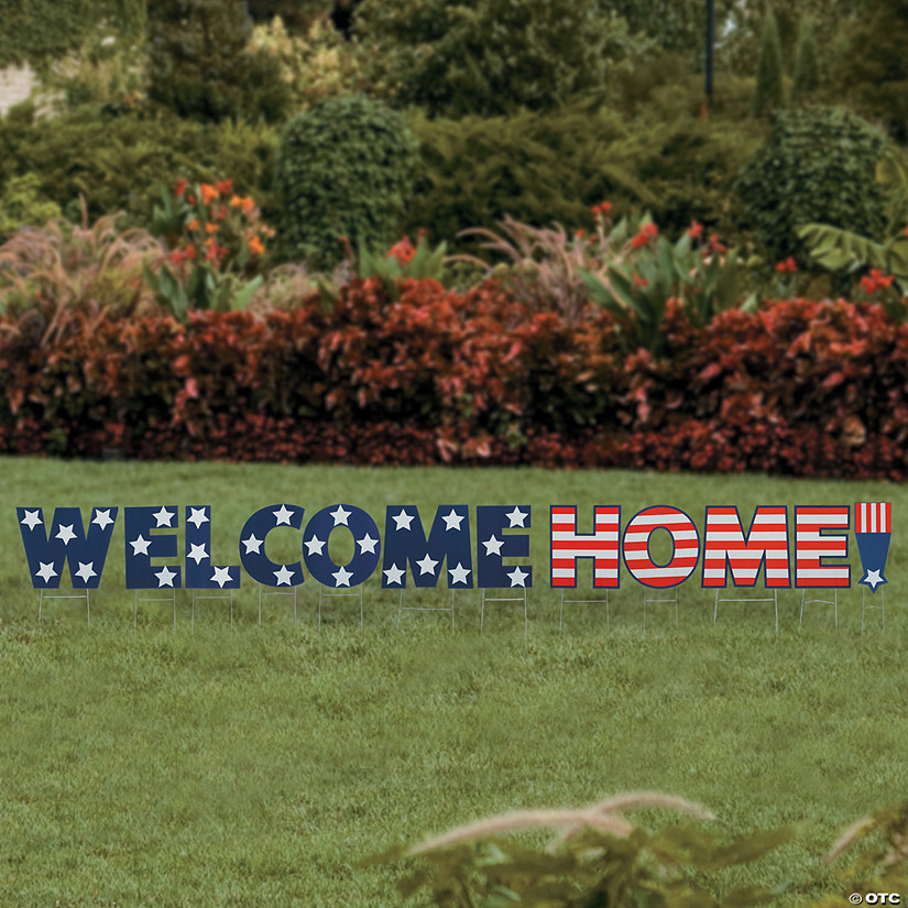 Welcome Home Yard Sign Image