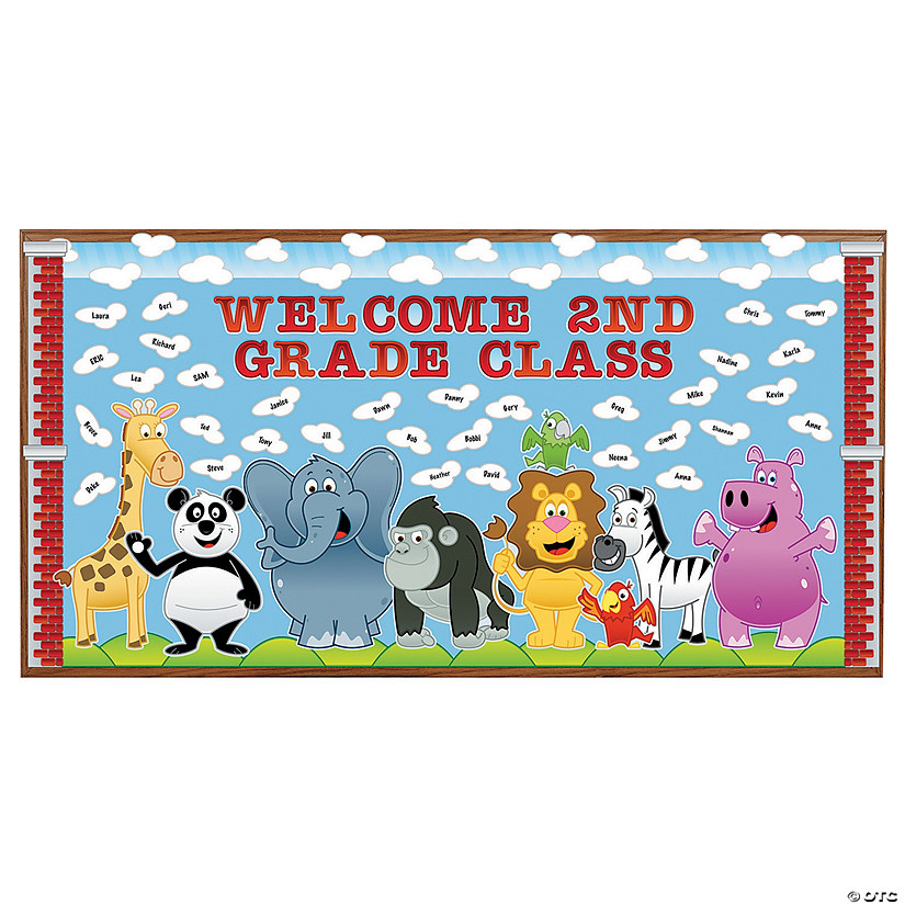 Welcome Zoo Bulletin Board Set - Discontinued