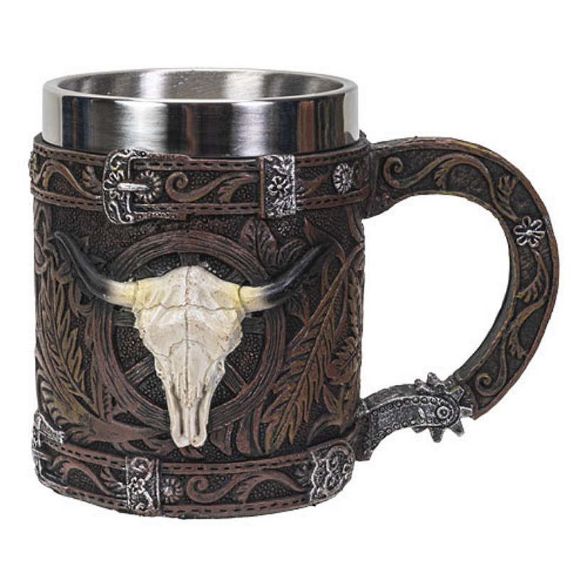 Western Cow Skull Mug Image
