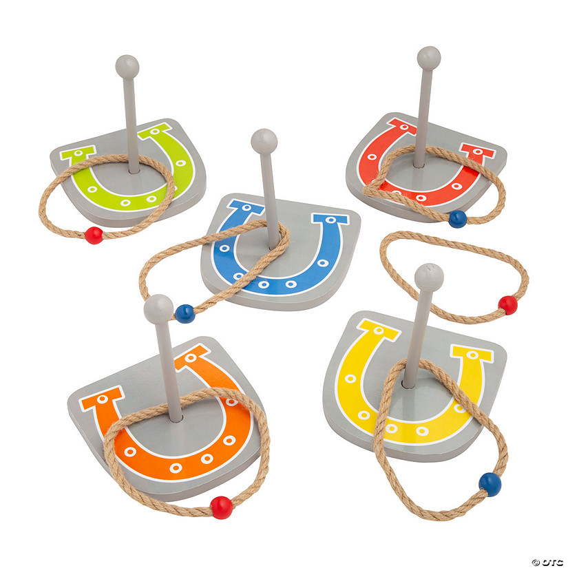 Western Horseshoes Ring Toss Game Image