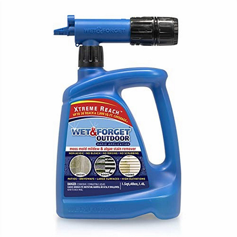 Wet and Forget 805048 Moss, Mold, Mildew and Algae Stain Remover Hose