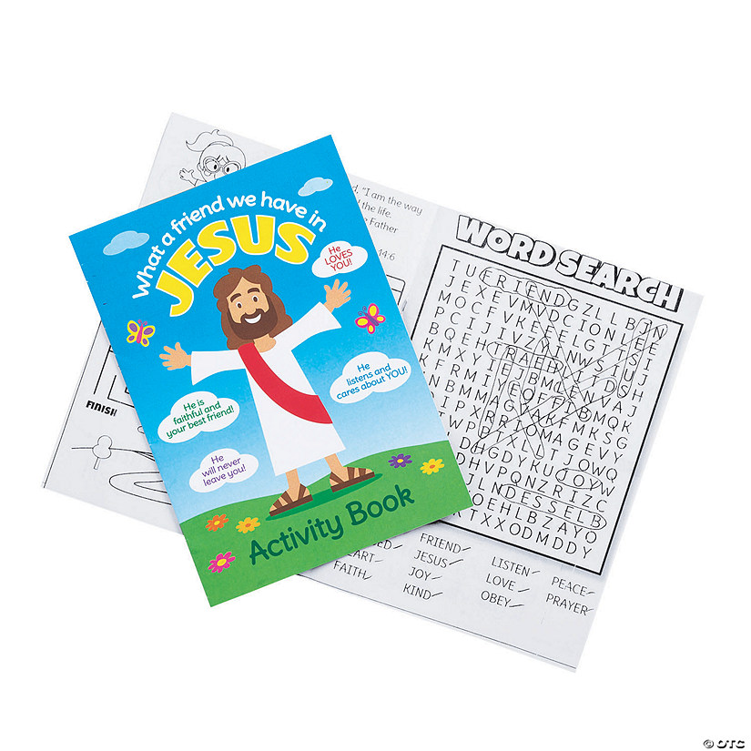 What a Friend We Have In Jesus Activity Books - 24 Pc. Image