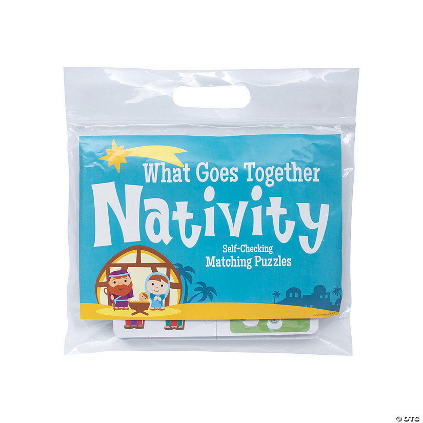 What Goes Together Nativity Matching Puzzles - Set of 20 Image