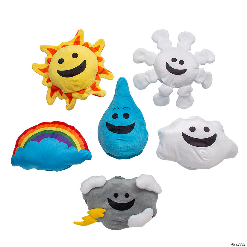 What&#8217;s the Weather Stuffed Hand Puppets - 6 Pc. Image