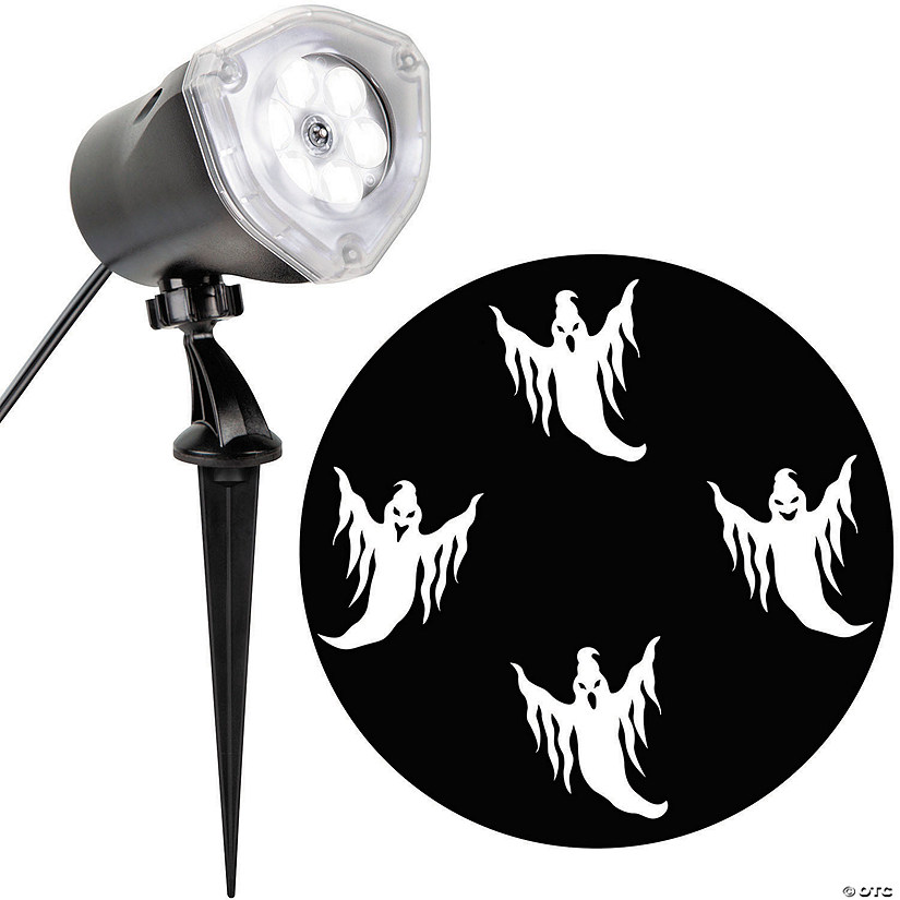 Whirling Ghosts Lightshow Projector Halloween Decoration Image