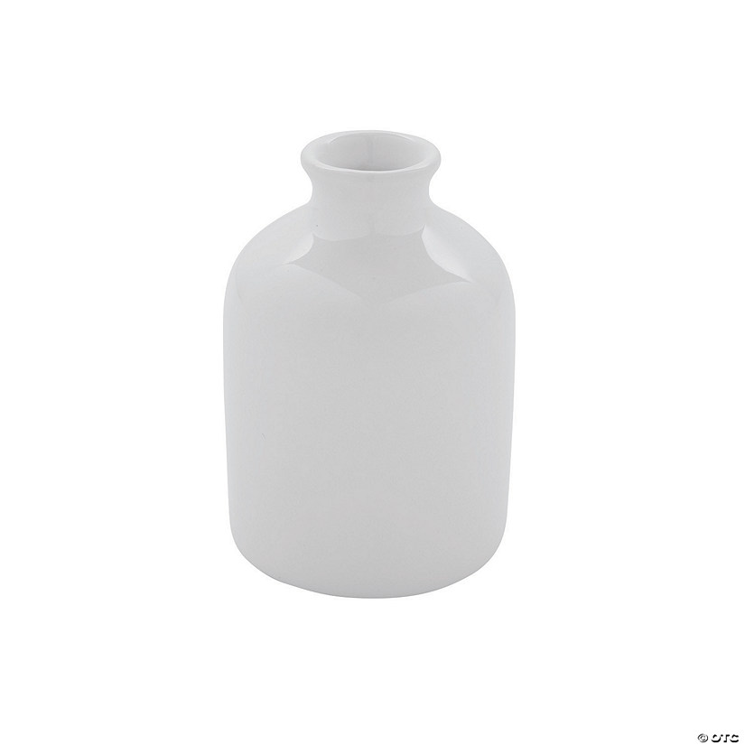 White Bud Jar Vases - 3 Pc. Image