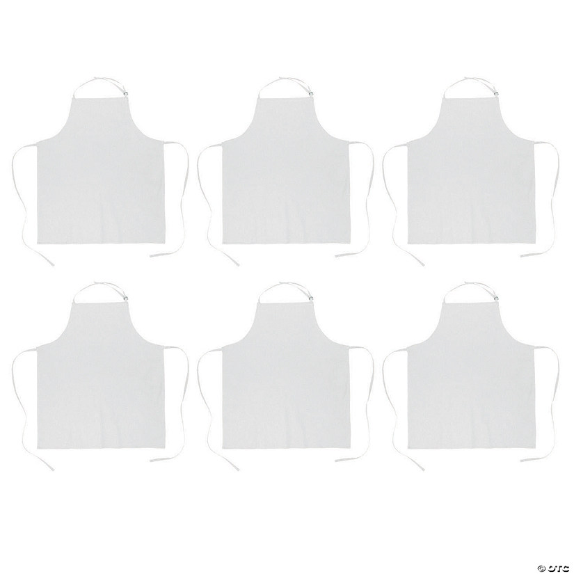 White Bulk Chef Apron (Set Of 6) Image