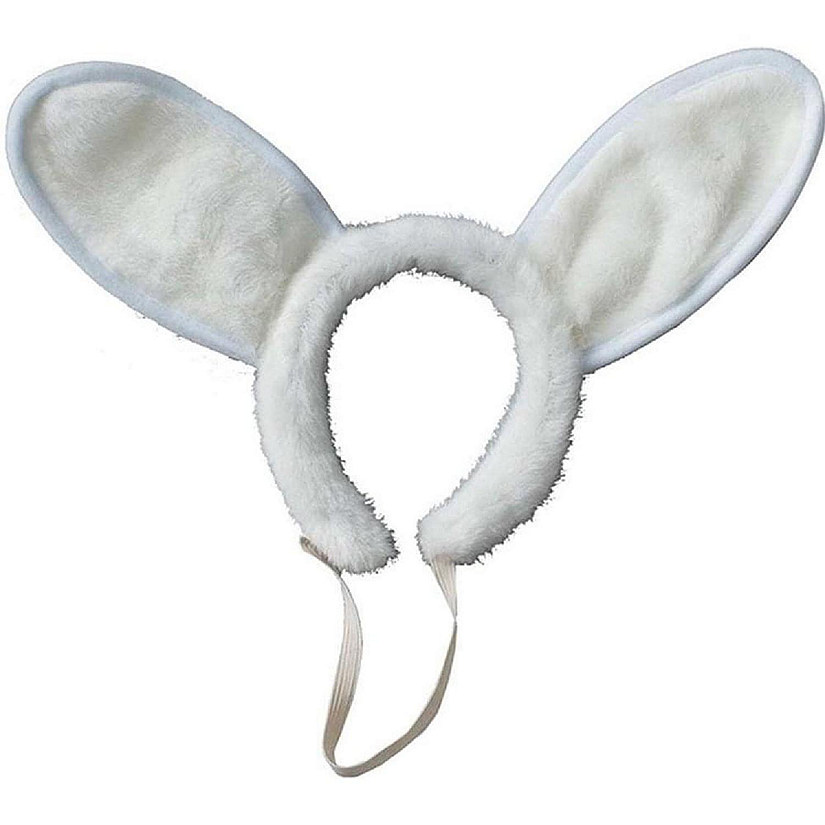 White Bunny Ears Headband Image