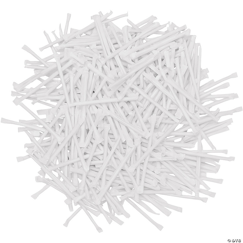 White Candy-Filled Straws - 240 Pc. Image