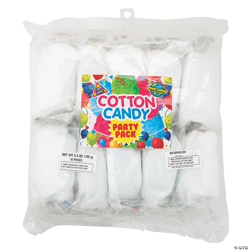 White Cotton Candy Favor Packs Image