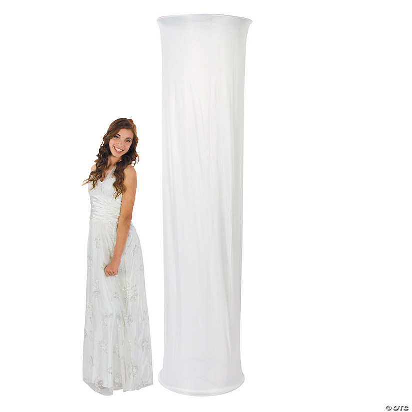 White Fabric Column Slip Image