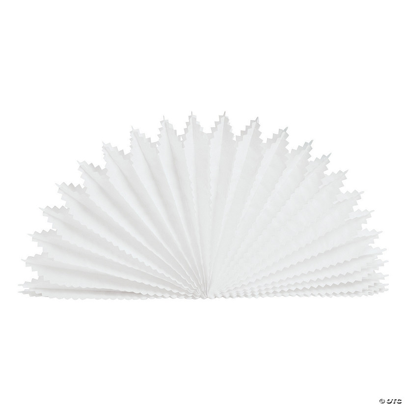 White Fan Burst Centerpieces - 6 Pc. - Less Than Perfect Image